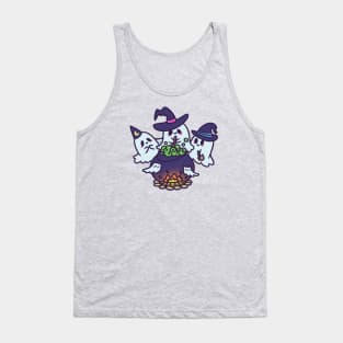 Ghost Witches Brewing Potion Halloween Tank Top